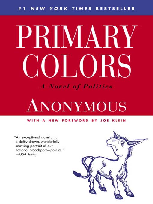 Title details for Primary Colors by Anonymous - Available